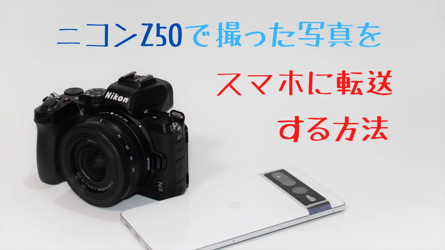 ニコンZ50で撮った写真・動画をスマホに転送する方法【初心者向け