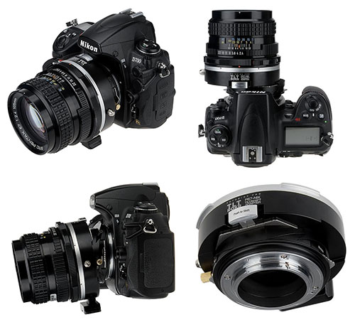 PENTAX 6x7用レンズをティルトシフトレンズとして使用可能なマウント