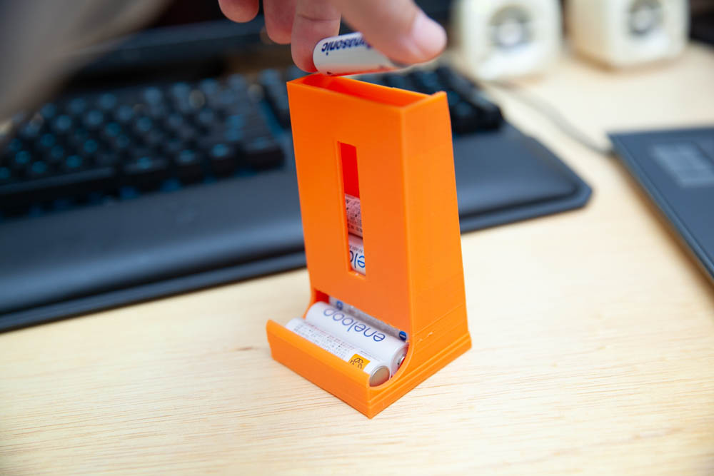 Shaper3Dでモデリング。3DプリンターFlashforge Adventure3で電池入れ