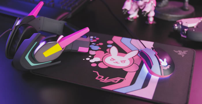 Razerが「オーバーウォッチ」の“D.va”をテーマにしたゲーミングヘッド