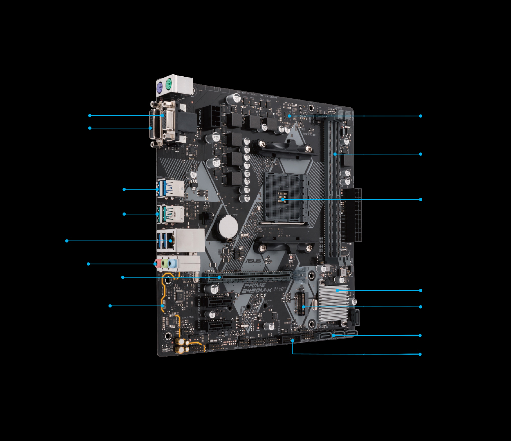 PRIME B450M-K｜マザーボード｜ASUS 日本