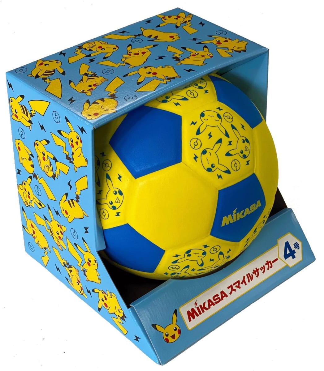 ピカチュウ柄の球技用ボール！ポケモンセンター「MIKASA ボール