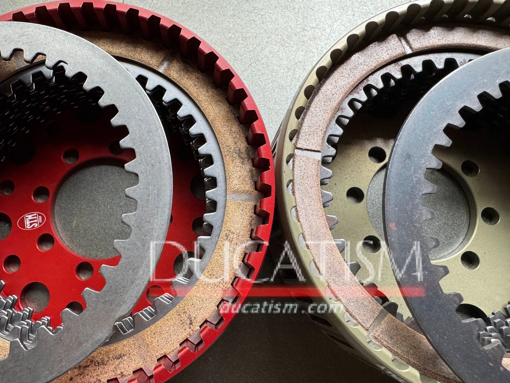 あすつく STM DUCATI Z48 乾式 クラッチ ディスクkit＋鍛造 アウター