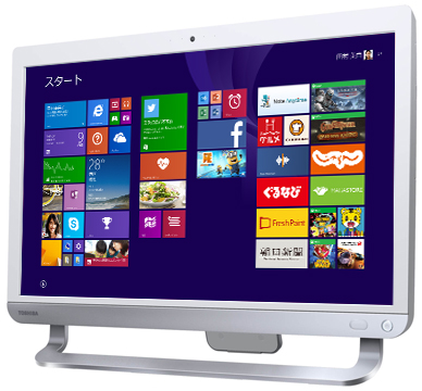 液晶一体型AVPC dynabook REGZA PC D81・D71トップページ