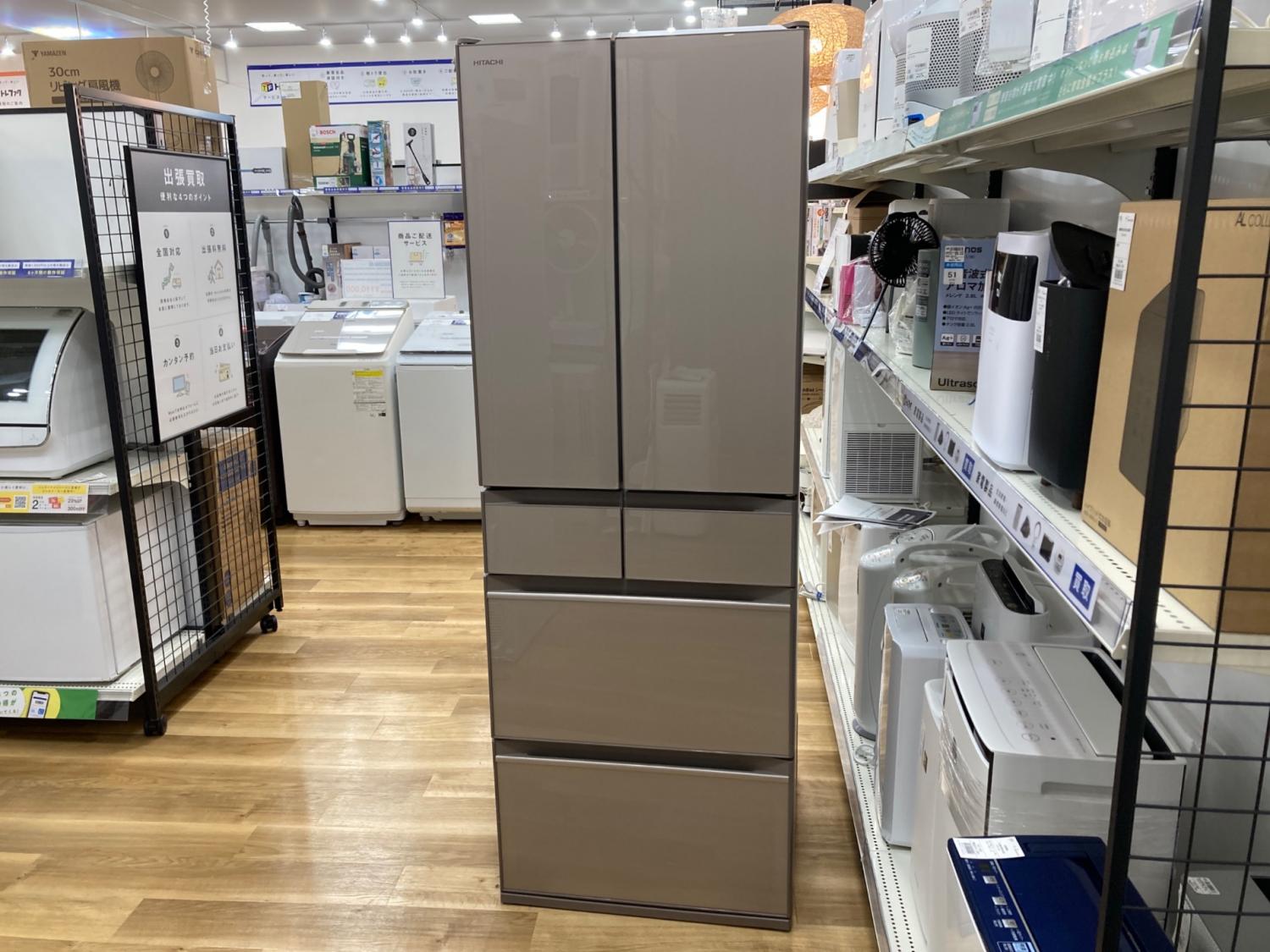 HITACHI (ヒタチ) 6ドア冷蔵庫 R-HW52N 2022年製 520L 程度B(軽度の