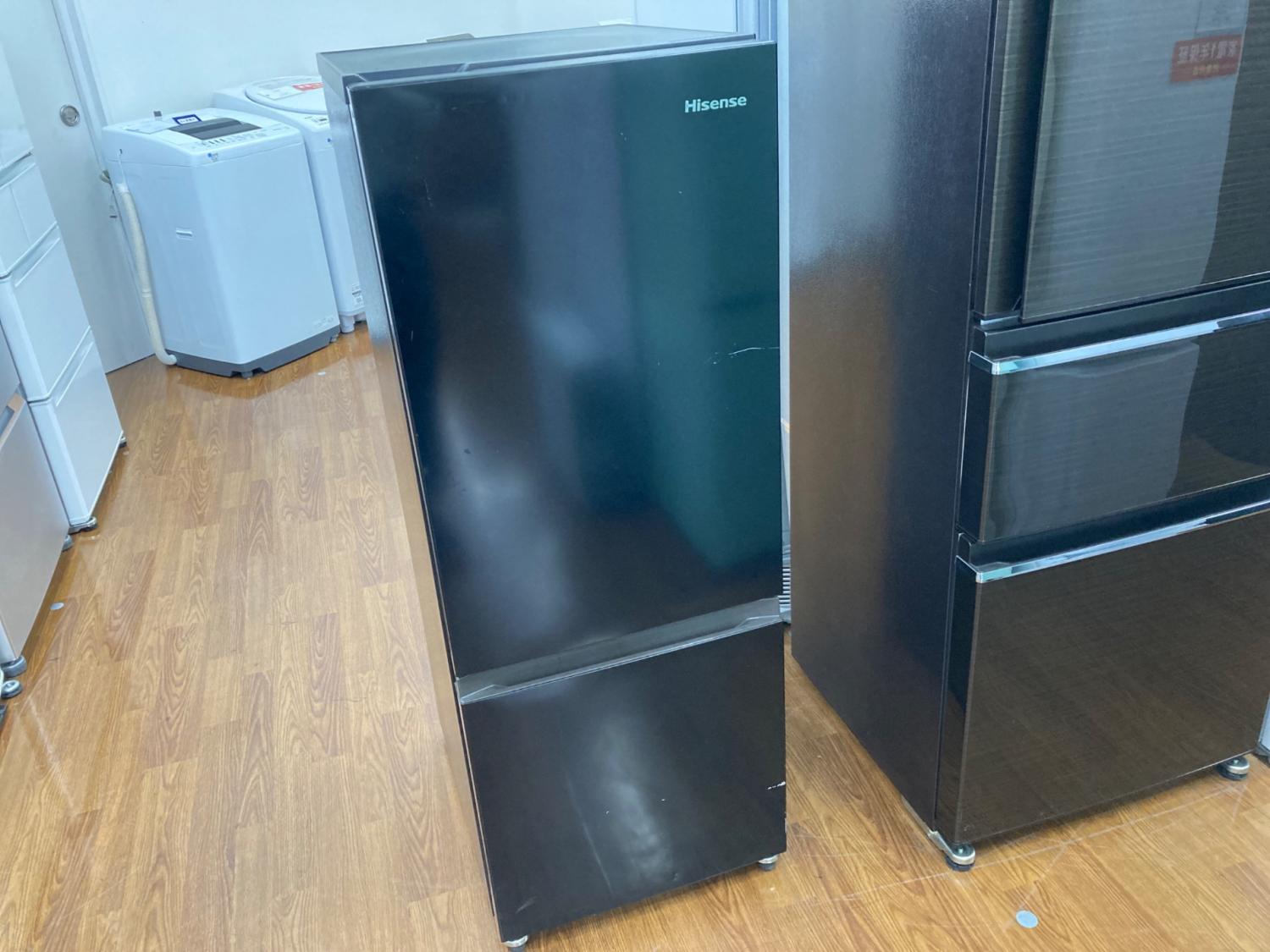 Hisense (ハイセンス) 2ドア冷蔵庫 HR-D16FB 2024年製 162L