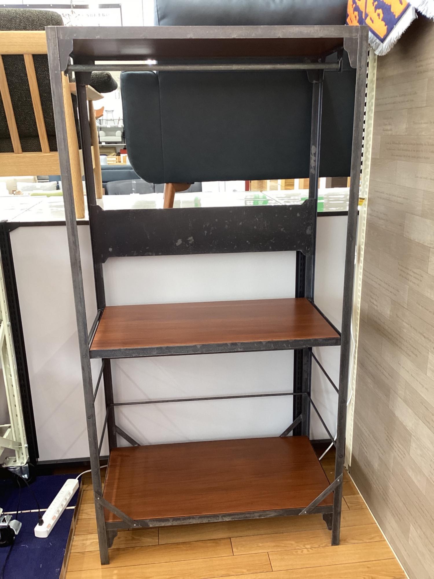 UNICO (ウニコ) ハンガーラック ブラウン×ブラック 廃盤 アフリカン