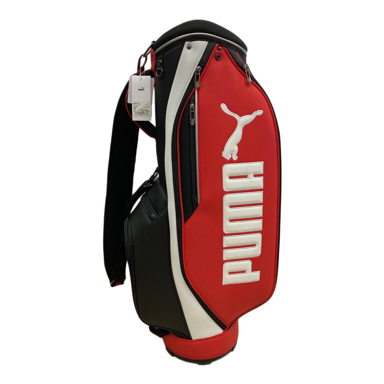 PUMA (プーマ) キャディバッグ ブラック×レッド｜トレファクONLINE