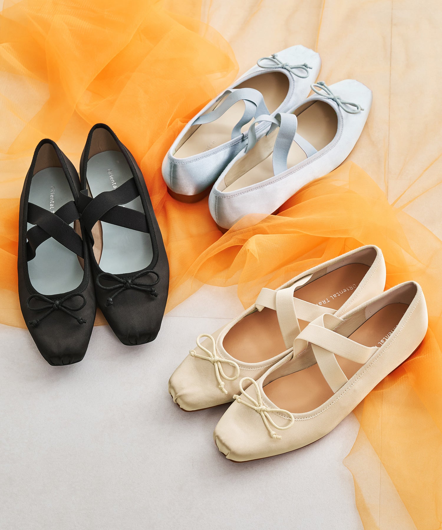 ゴムベルトサテンバレエシューズ/51113 – ORIENTALTRAFFIC