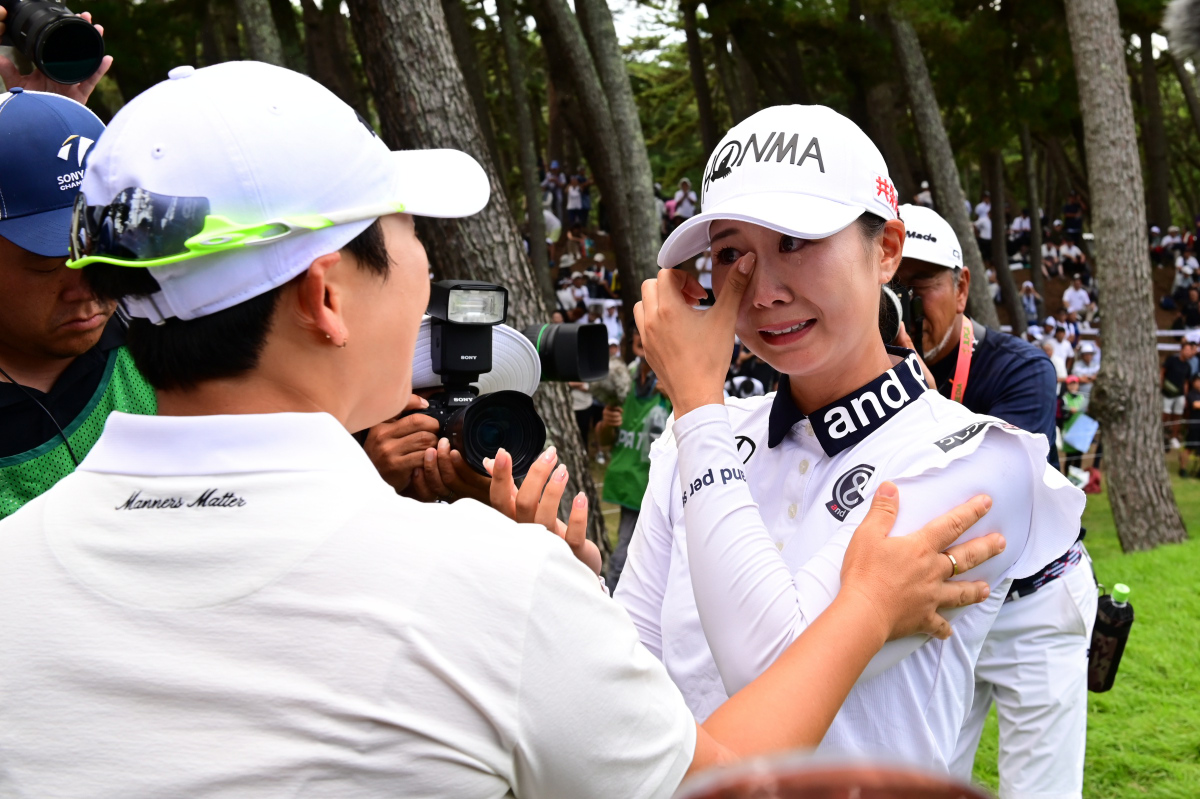 金澤志奈が地元開催のメジャーで涙の初優勝 優勝スピーチ一問一答「申