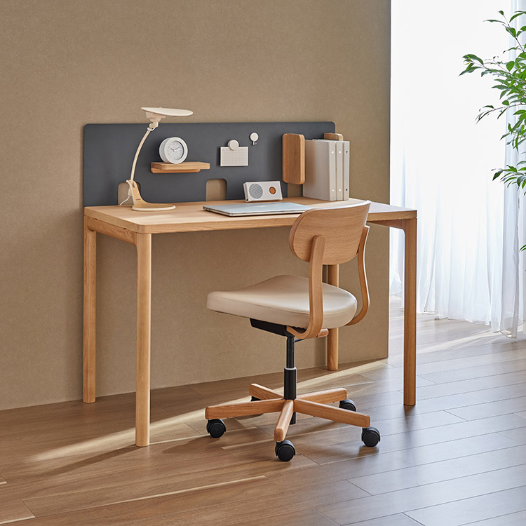 CLEARNEL デスク ワゴン 幅42.8cm(デスク奥行共通) SW8000 ピュア