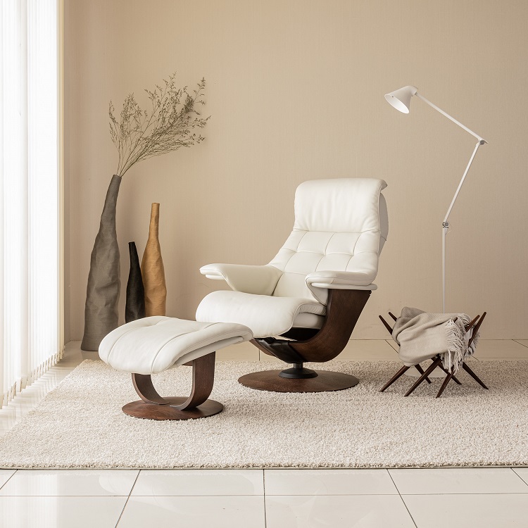 オットマン RU0206 ホワイト モカブラウン 通販 | 【公式】カリモク