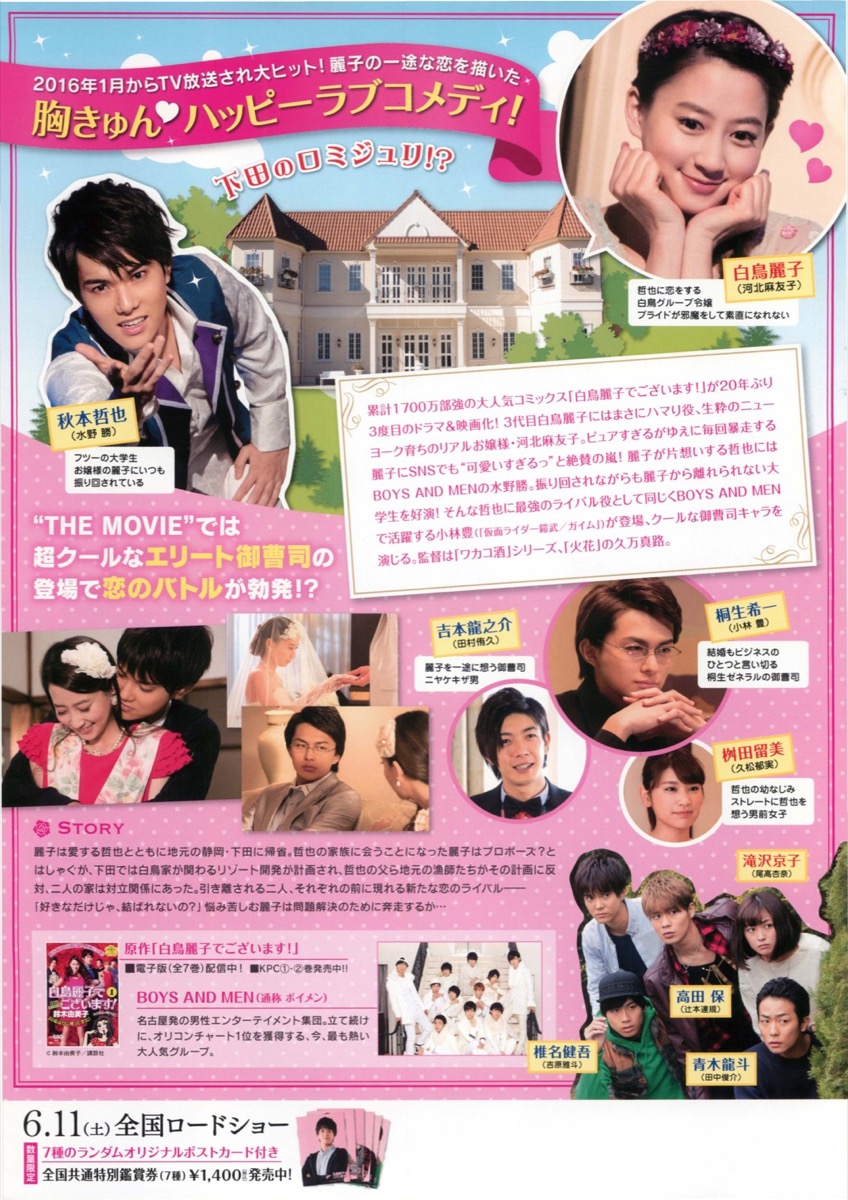 映画チラシサイト：白鳥麗子でございます！THE MOVIE