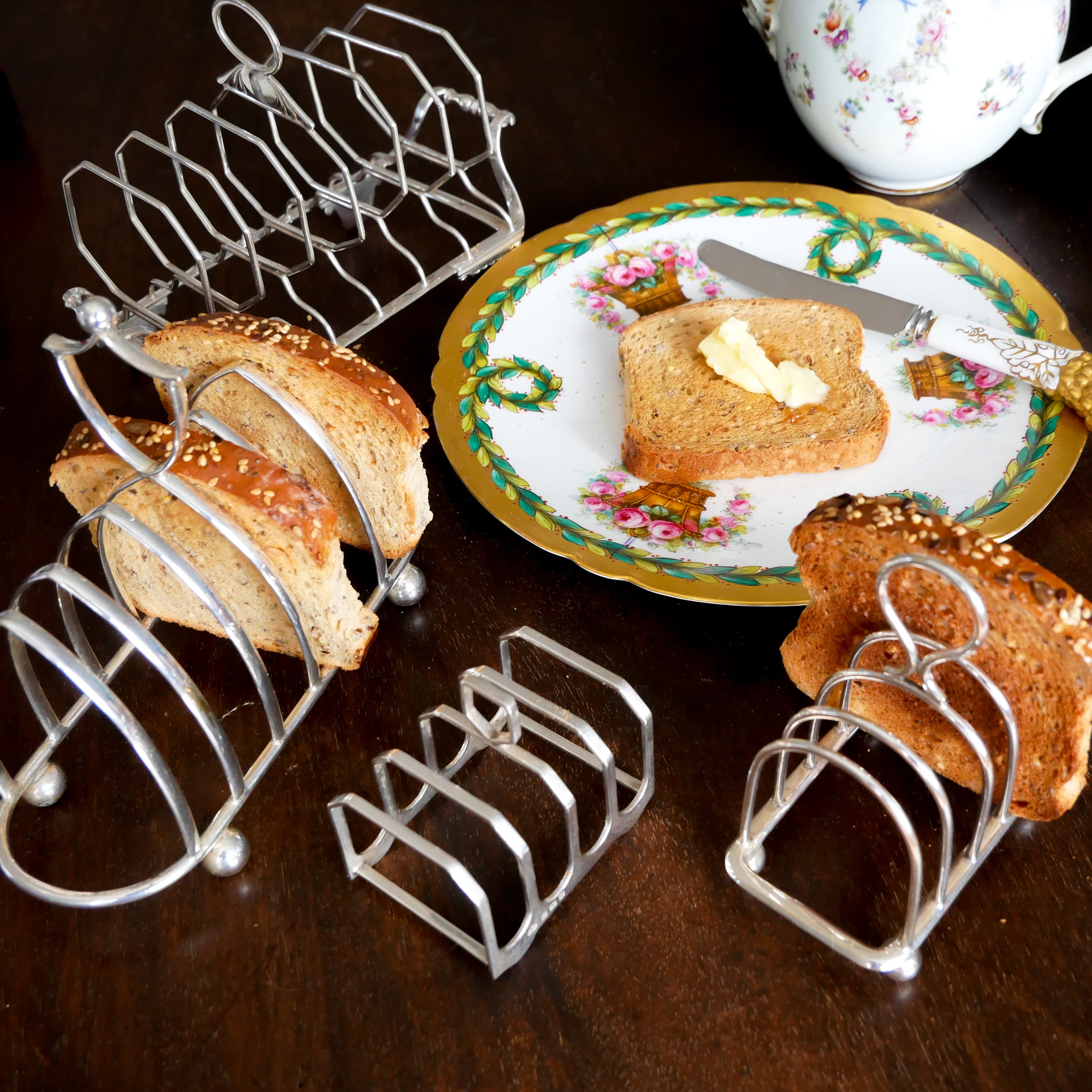 ヴィクトリア時代 スターリングシルバー アンティーク トーストラック