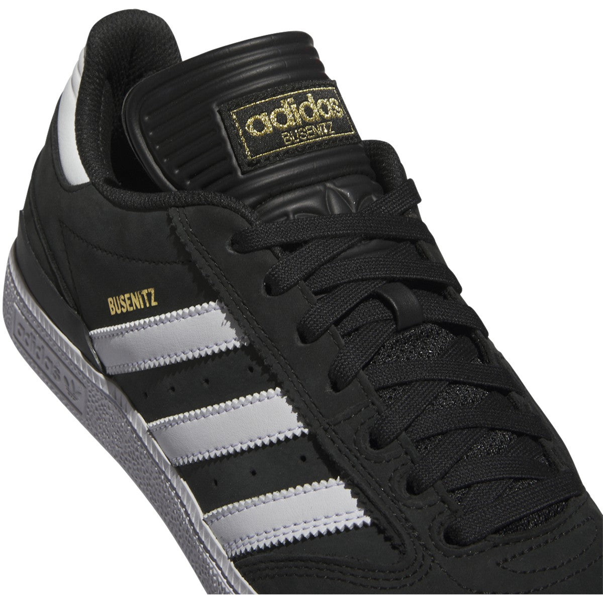 Adidas Busenitz Skateboard Shoe - Core Black/White/Gold Metallic
