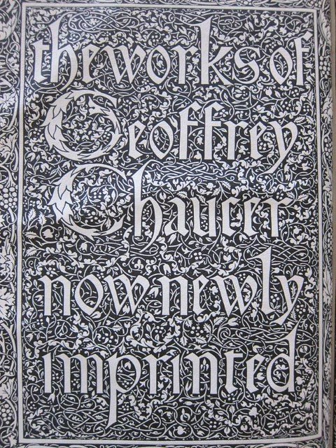 The Works of Geoffrey Chaucer, printed by William Morris at the