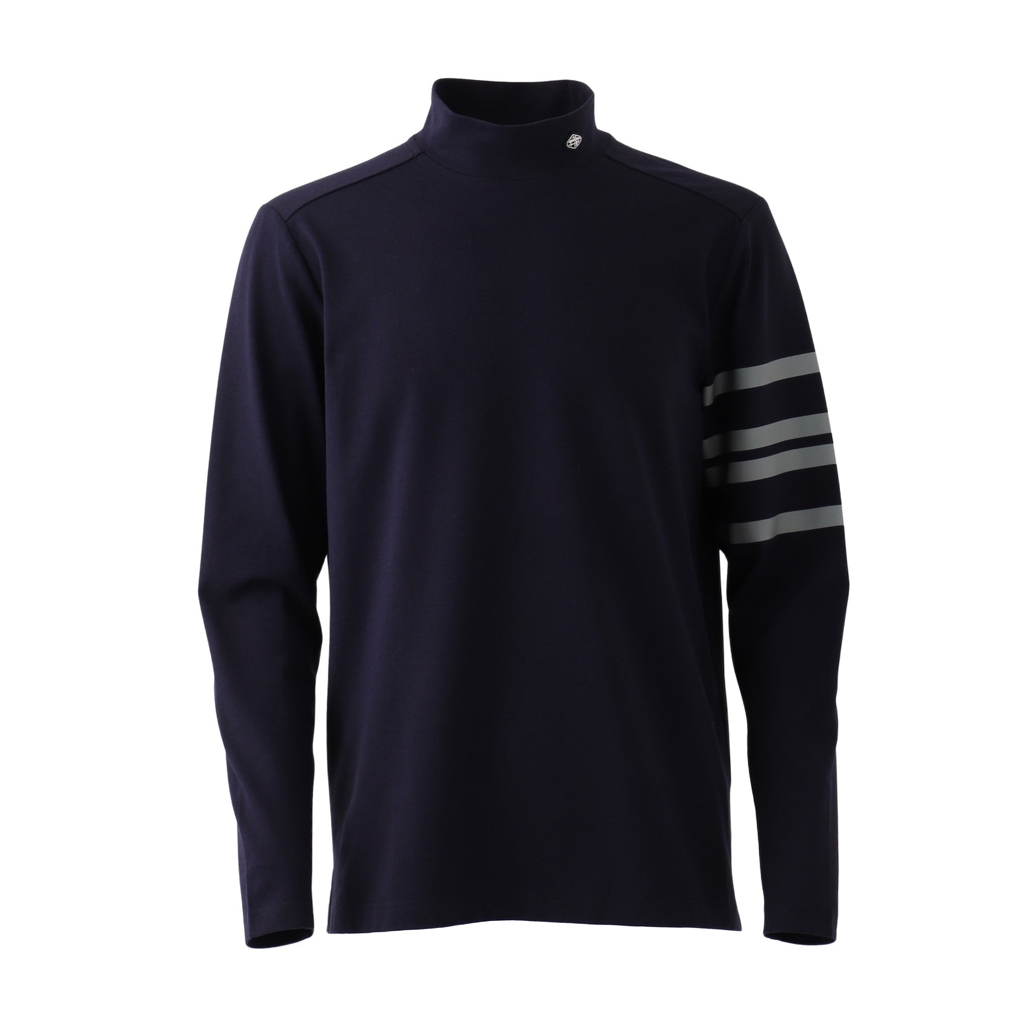 長袖ラインモックネック【メンズ】ネイビー – FIDRA