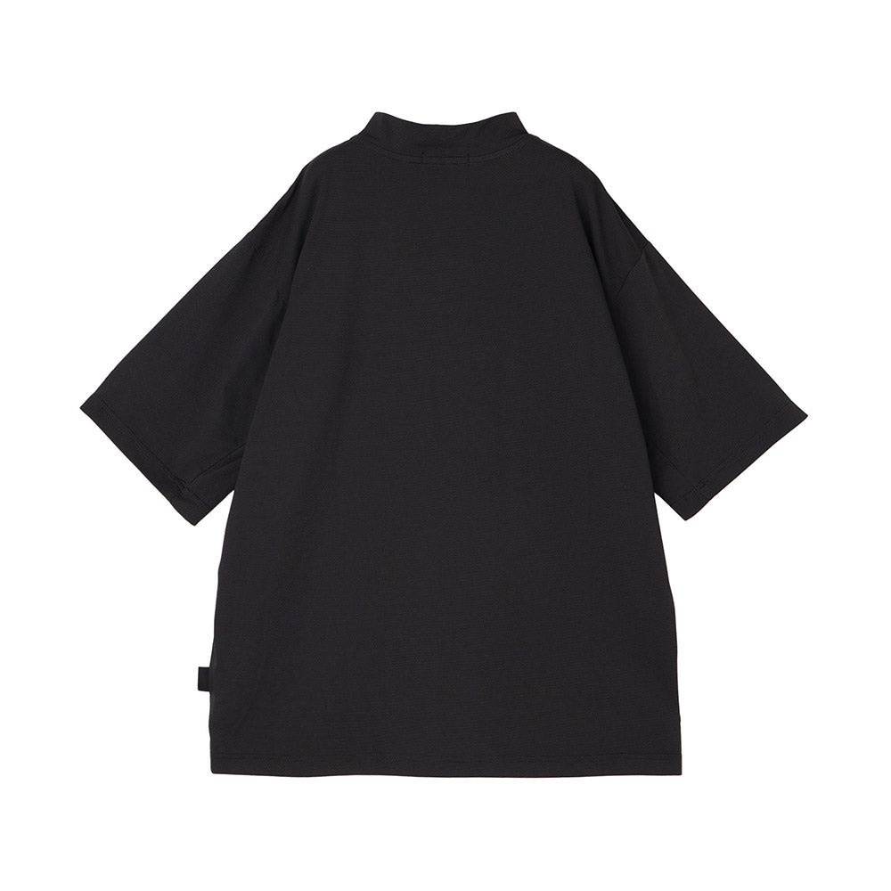 FIDRA VERA モックネックシャツ【メンズ】チャコールグレー