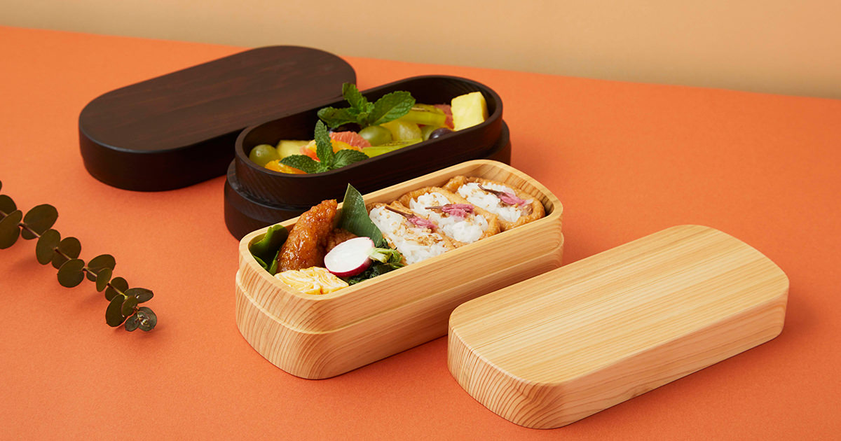 紀州桧弁当箱 type S-4 ダークブラウン - 角田清兵衛商店 オンライン