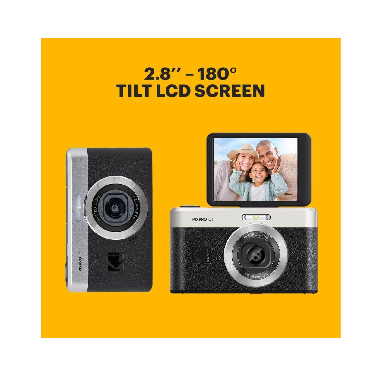 KODAK PIXPRO C1 Friendly Zoom 13MP 1080p Digital Camera - 26mm F