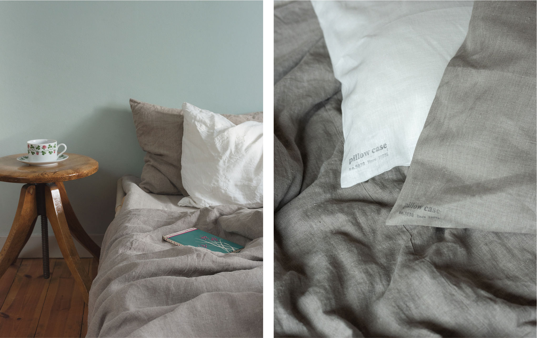 リネン ボックスシーツ セミダブル ナチュラル | fog linen work