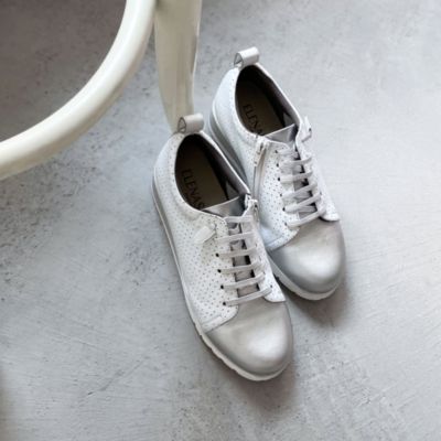 enchanted(エンチャンテッド)の本革サイドジップエラスティックレース