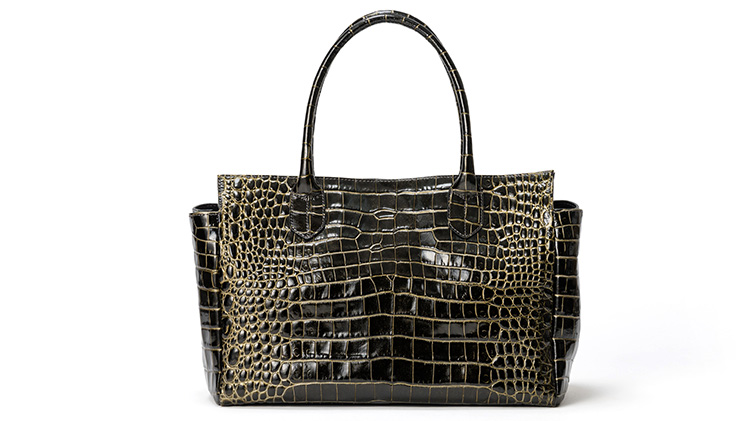 CENTENA】メタルシャドウ クロコ型押しトートバッグ | 藤巻百貨店