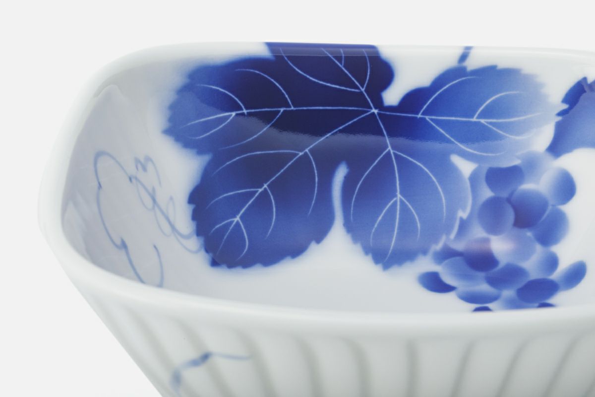 ブルーワイナリー ペア角小鉢 | 有田焼 深川製磁｜公式オンラインストア