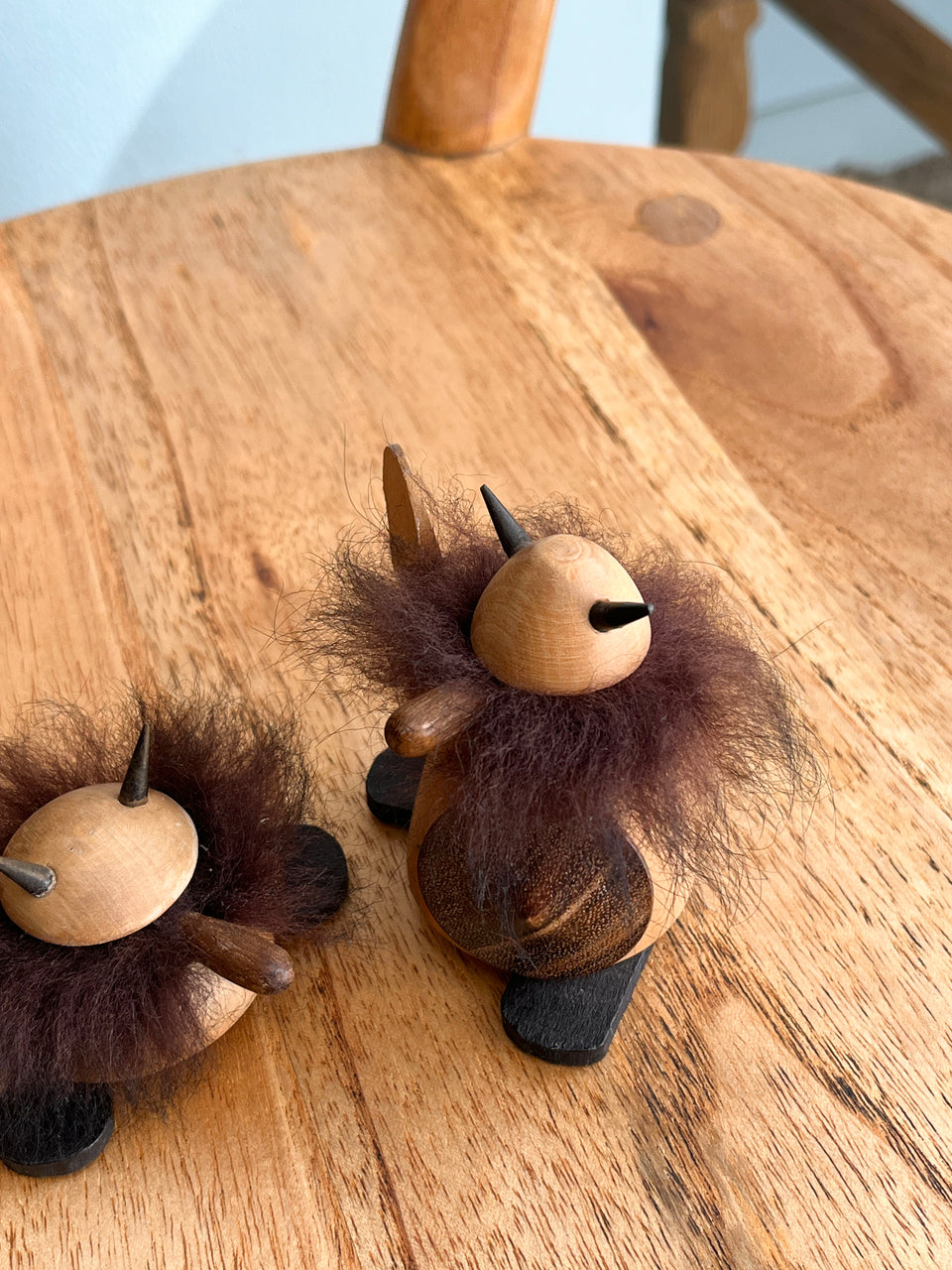 デンマークヴィンテージ 木製 ヴァイキング オブジェ 人形 北欧