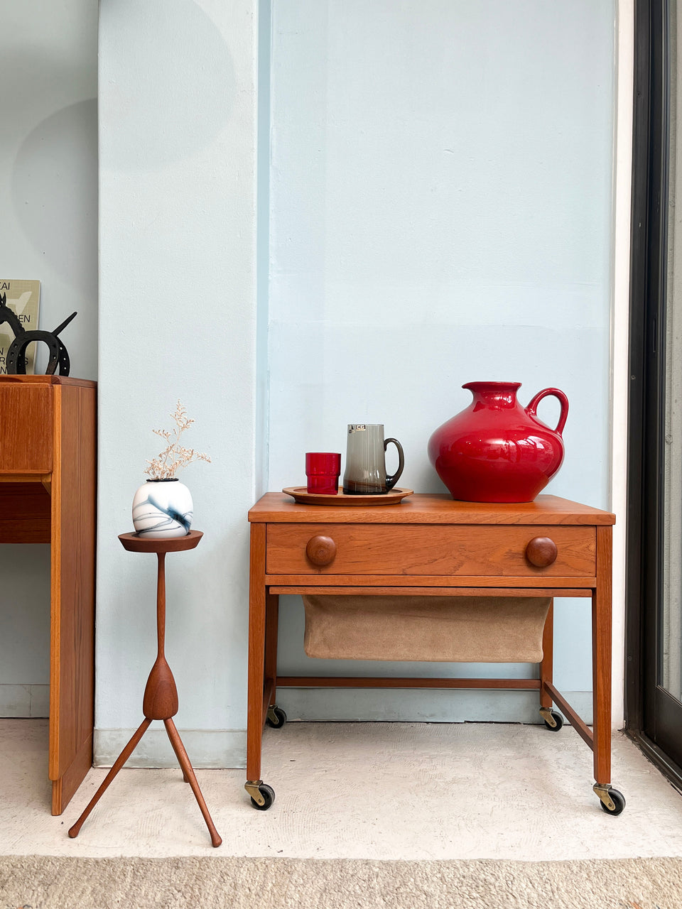 西ドイツヴィンテージ ファットラヴァ フラワーベース 花瓶/W.Germany