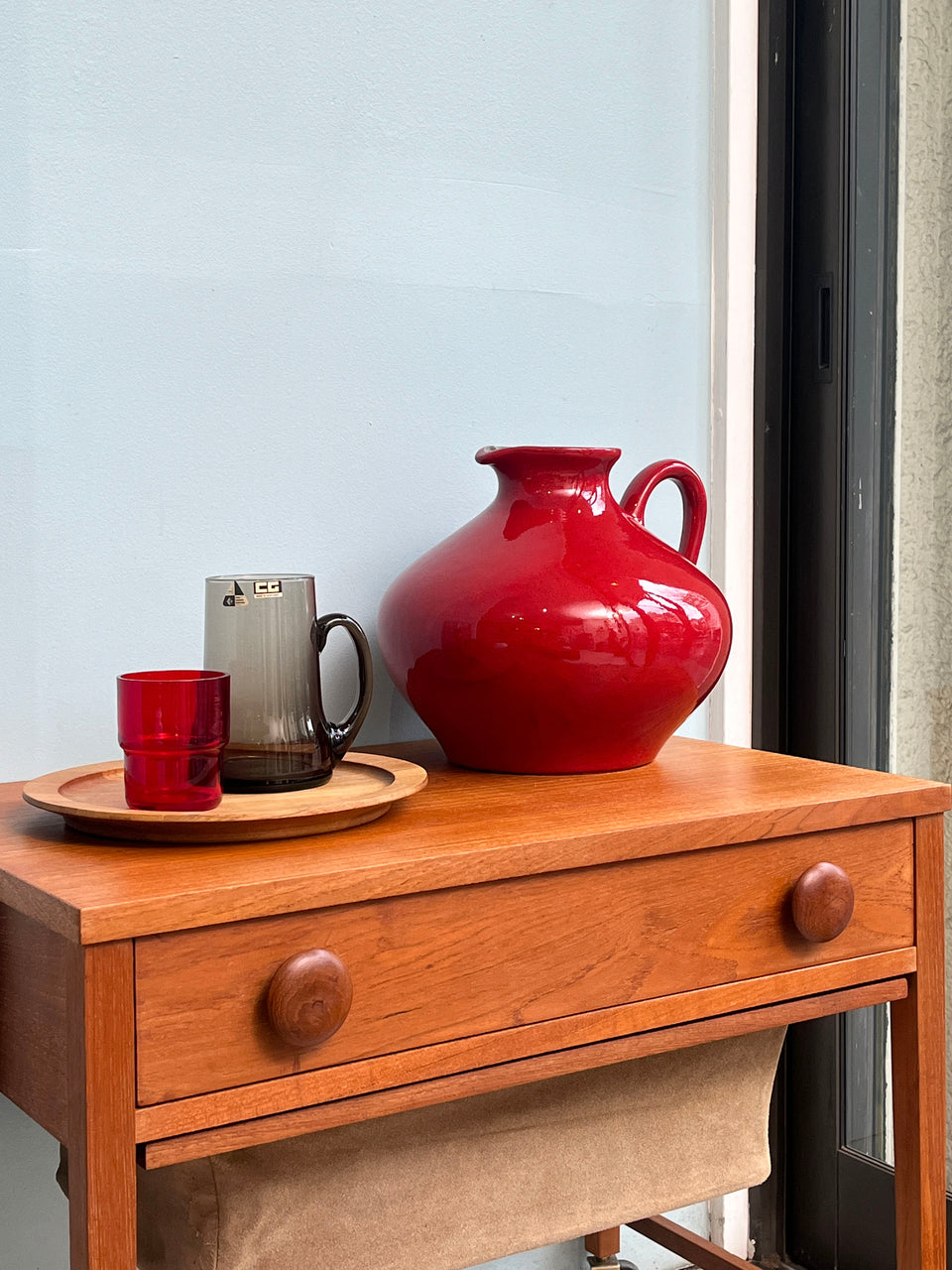 西ドイツヴィンテージ ファットラヴァ フラワーベース 花瓶/W.Germany