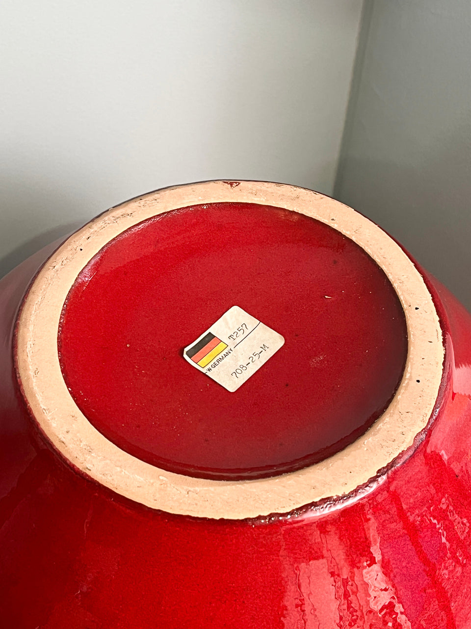 西ドイツヴィンテージ ファットラヴァ フラワーベース 花瓶/W.Germany