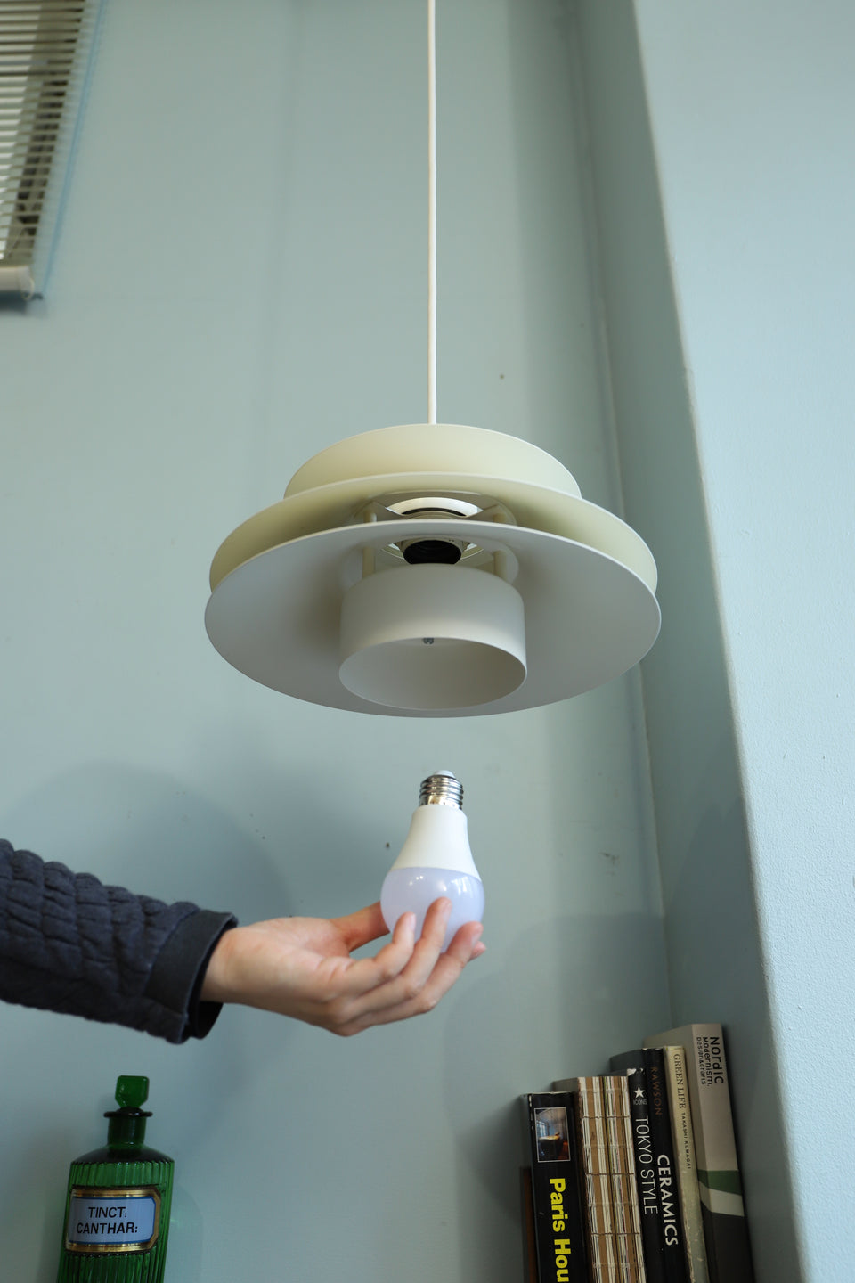 ホーン デンマークヴィンテージ ペンダントライト 照明 北欧インテリア