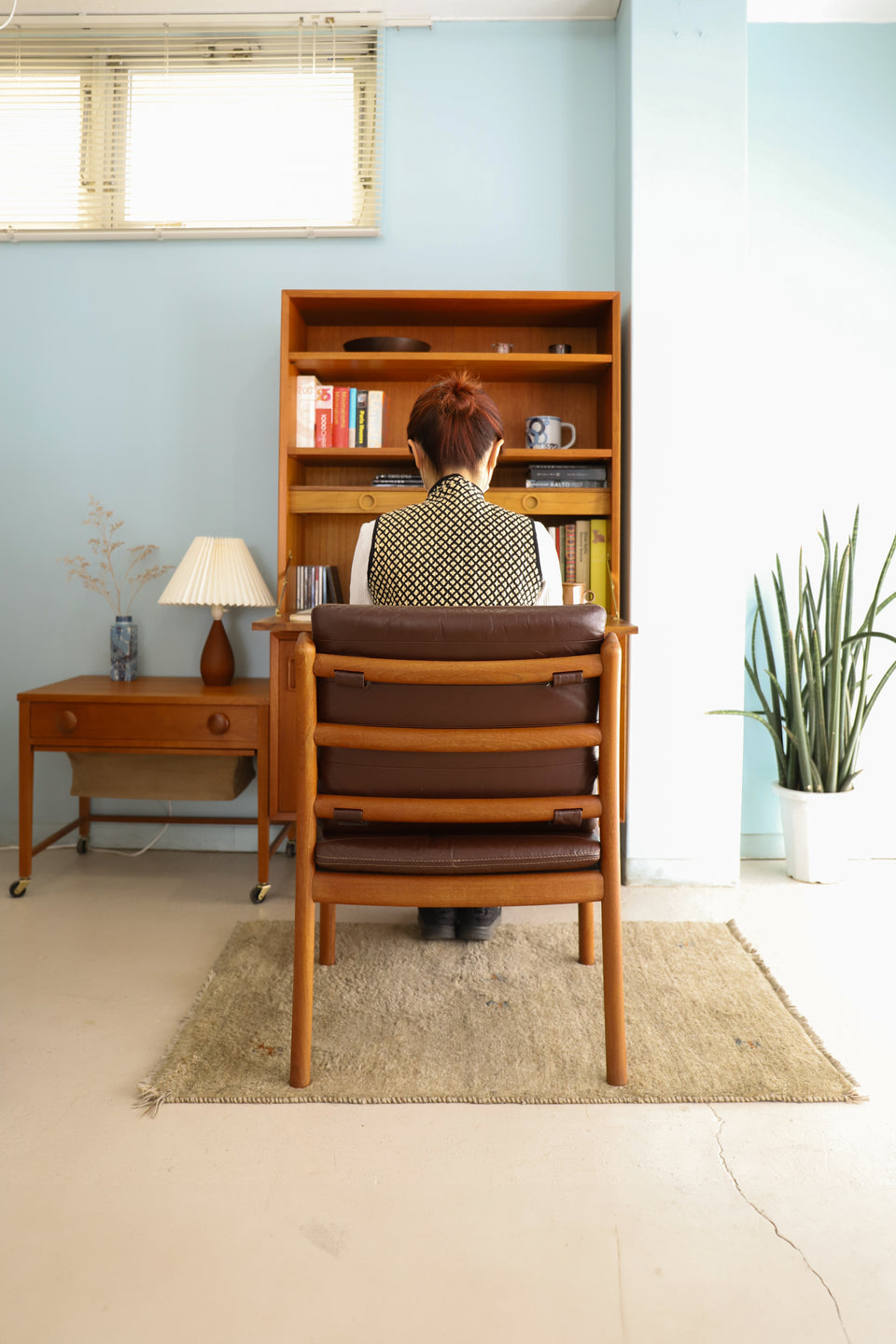 日田工芸 アームチェア 椅子 チーク材 ジャパンヴィンテージ/Japanese