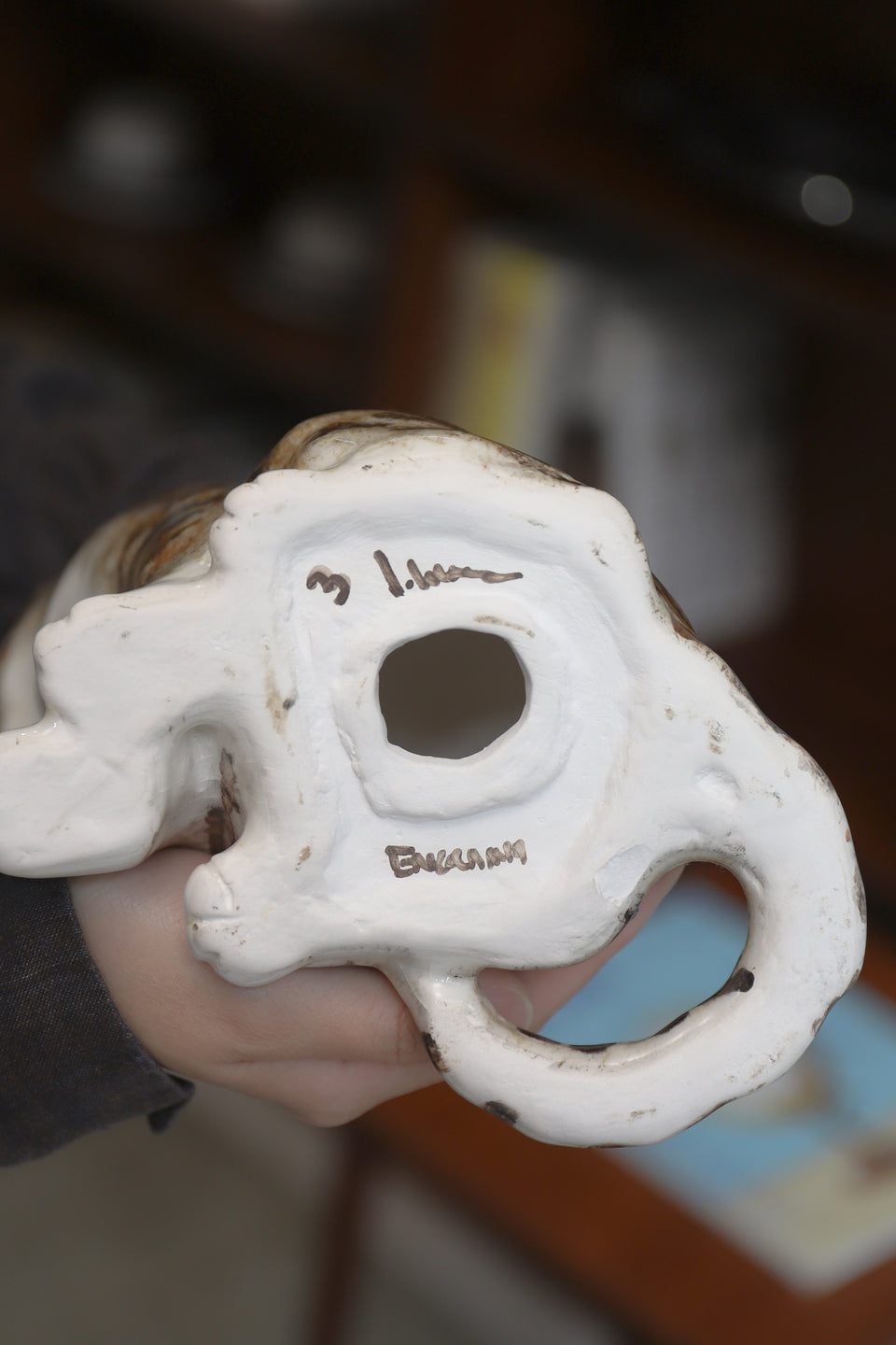 ウィンスタンレイキャット ケンジントンキャット キジ白猫 陶器