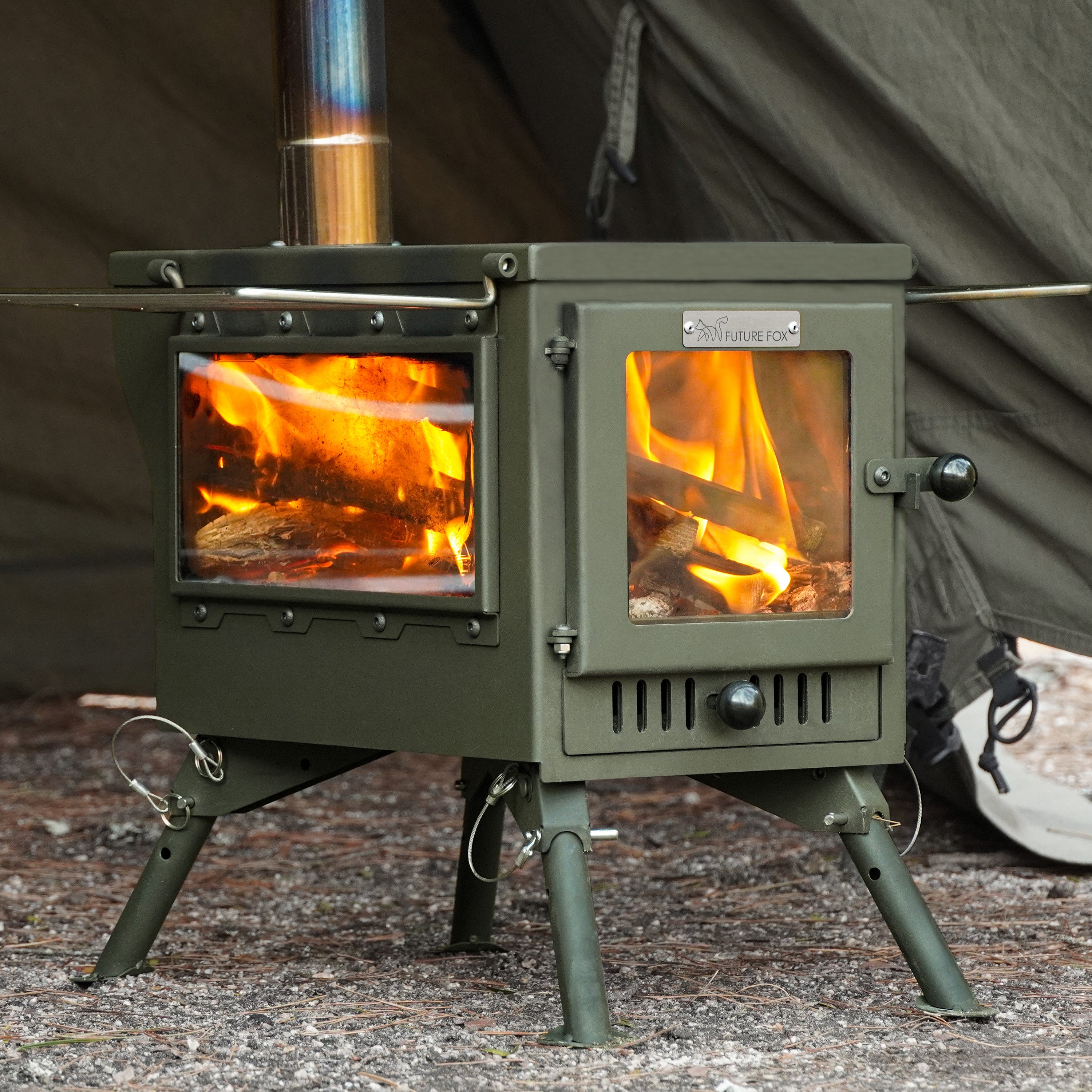 薪ストーブ 3面ガラス (プロテクター別売)｜FUTURE FOX – FUTURE FOX