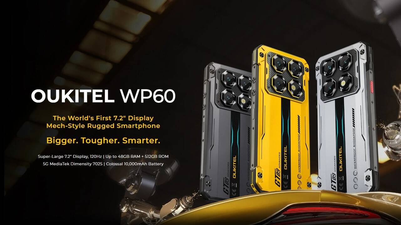 OUKITEL WP60のスペックまとめ！超ヒロイックな見た目の超ビッグな7.2