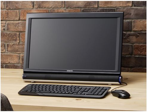 オンキヨーがフルHD液晶や地デジチューナー搭載の一体型デスクトップPC