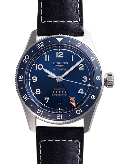 ロンジン スピリット ズールー タイム L3.802.4.93.2 ブルー 新品 | かめ吉