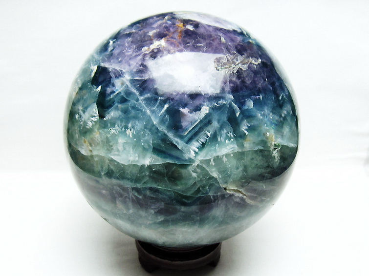 9.8Kgパワーストーン 天然石 エンジェルフェザー フローライト丸玉