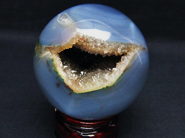 アゲート笑口 丸玉73mm[T610-12032]