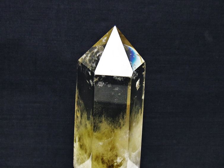 パワーストーン 天然石 シトリン水晶六角柱[T719-4995]