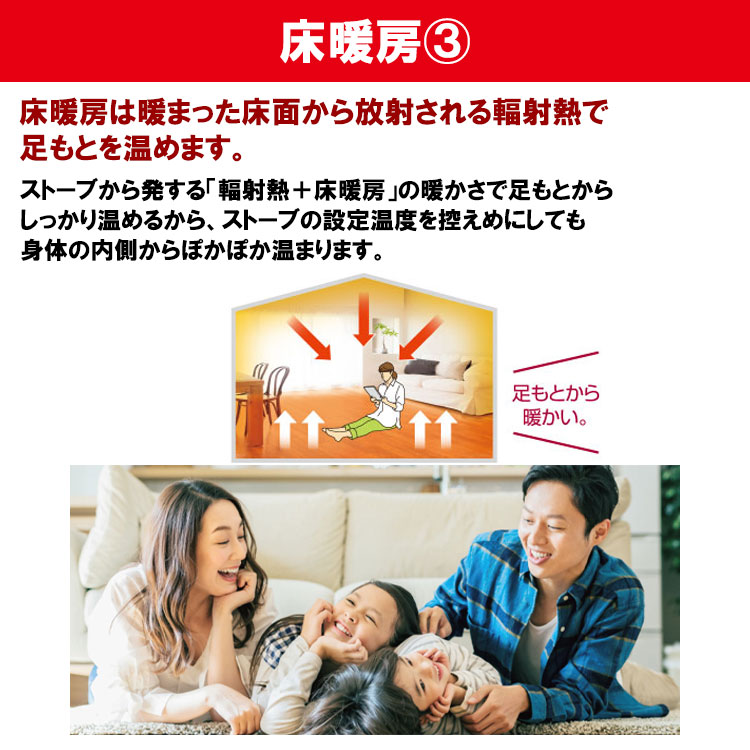 煙突式ストーブ 床暖 コロナ 煙突式 ポット式 石油ストーブ PRシリーズ