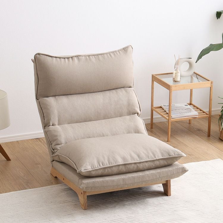 脚付きリクライニングローソファ 1人掛け【Cowser-カウザー-】 [SH-07