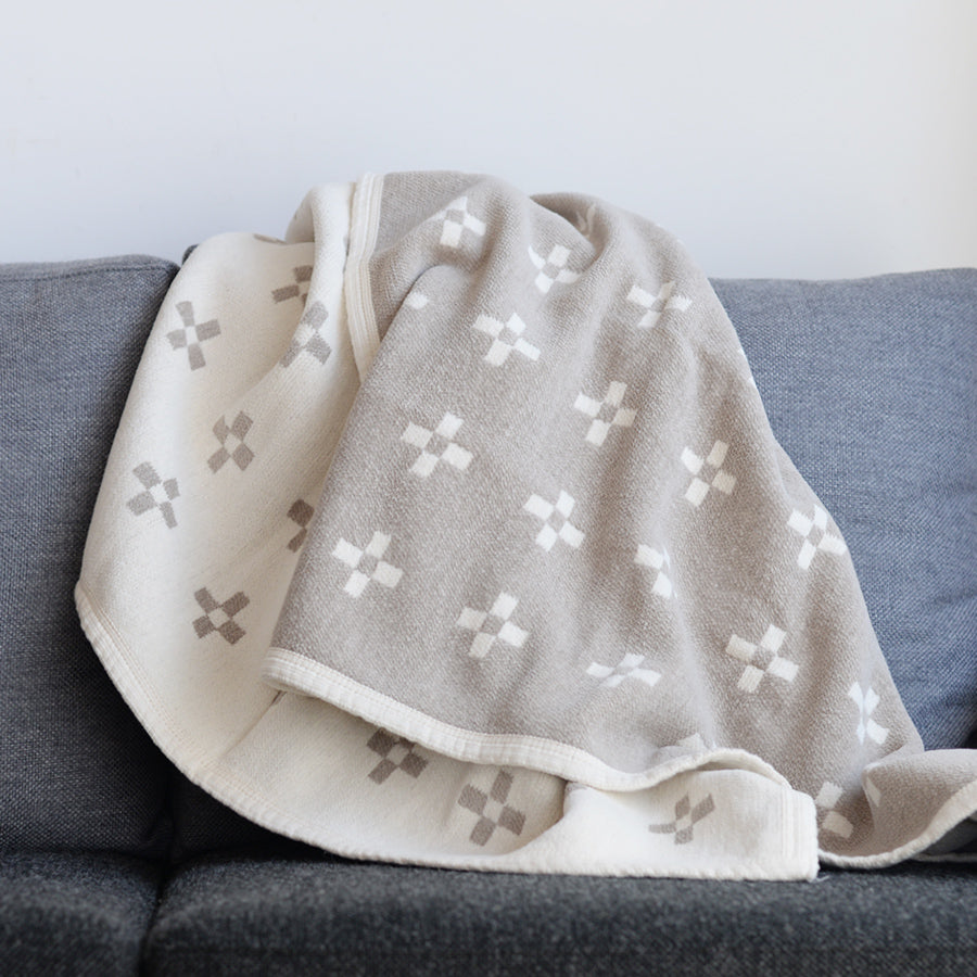 KLIPPAN シュニールコットン ハーフブランケット シャーンスンド