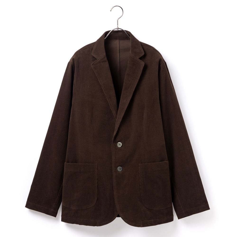 近江晒/コーデュロイ メンズ ライトジャケット ネイビー | hadae