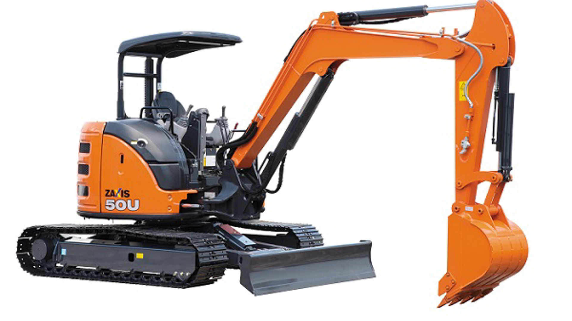 ミニショベルZX30U-5B、ZX35U-5B、ZX40U-5B、ZX50U-5Bを発売 ―後方超小