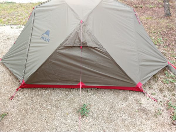 3人用【MSRエリクサー3】をソロやデュオで使う「設営手順も簡単です