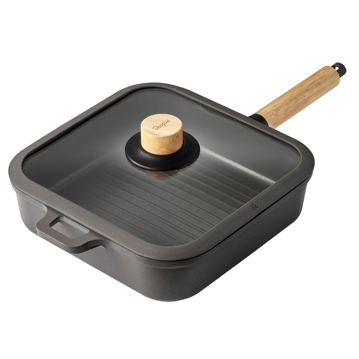 グリルパン 26cm 四角フライパン 深型 IH対応 BOSQUE ドクターハウス