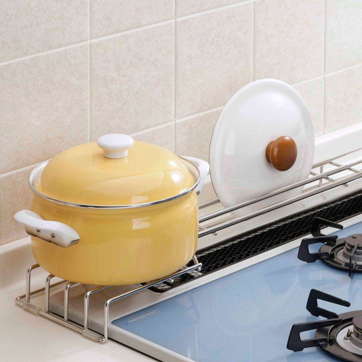 コンロ奥ラック ステンレスコンロ奥ラック 幅75cm用 – ハウジー